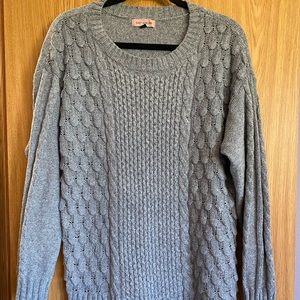 East Adeline Cable Sweater SZ 1X
